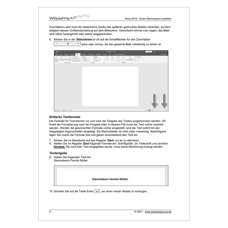 Word 2016 - Einen Stammbaum erstellen - Anleitung - S0117-P – Bild 2