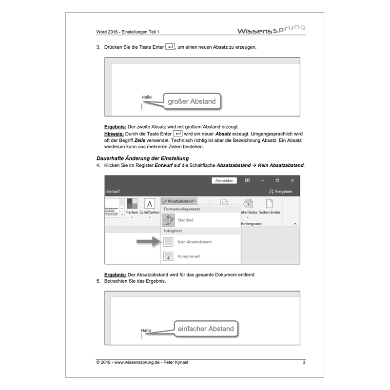 Word 2016 - Einstellungen Teil 1 - Anleitung - S0122-P – Bild 2