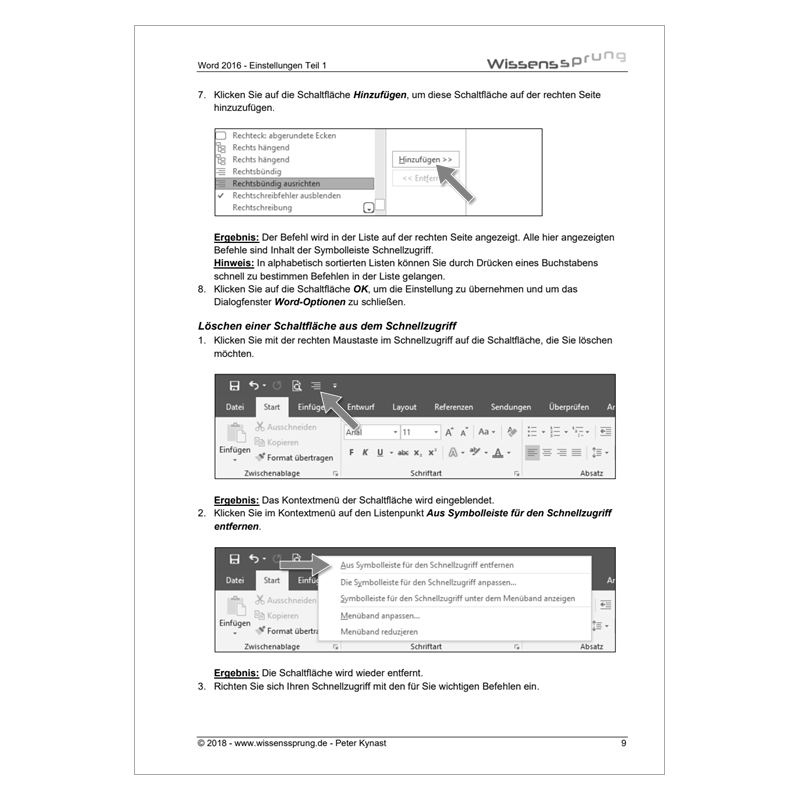Word 2016 - Einstellungen Teil 1 - Anleitung - S0122-P – Bild 3