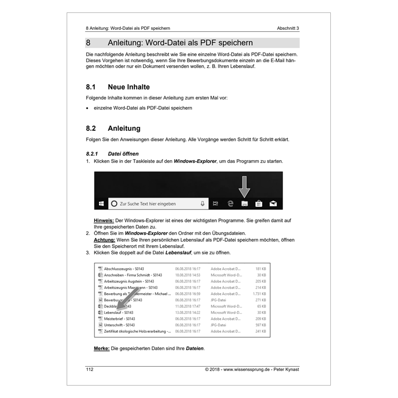 Bewerben mit Word 2016 - Einführungskurs Teil 1 - S0143-P – Bild 7