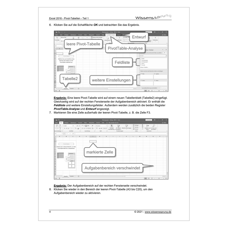 Excel 2016 - Pivot-Tabellen - Teil 1 - Anleitung - S0214-P – Bild 2