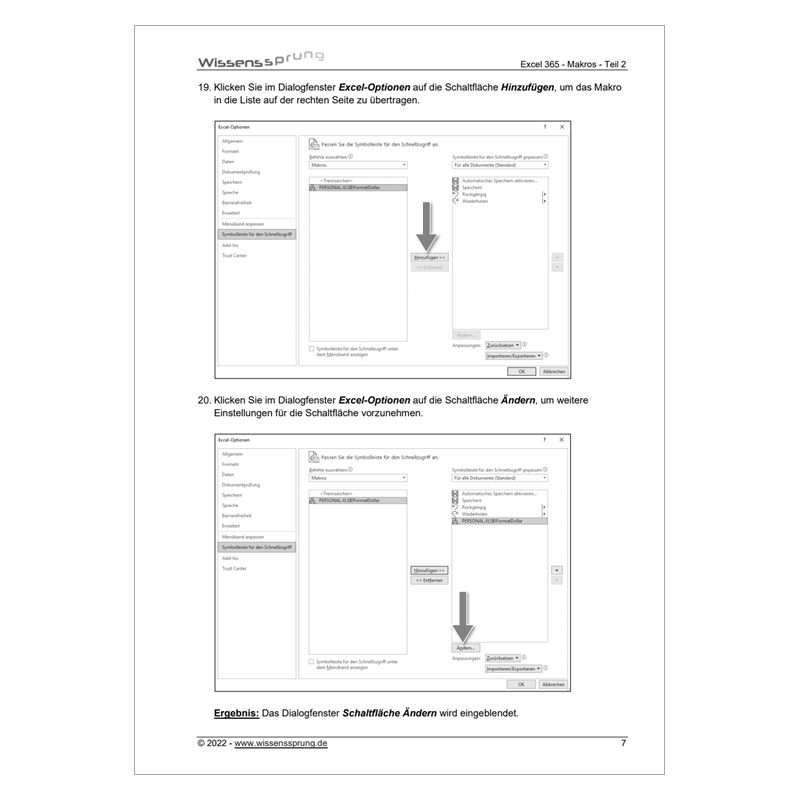 Excel 365 - Makros - Teil 2 - Anleitung - S0523-P – Bild 4