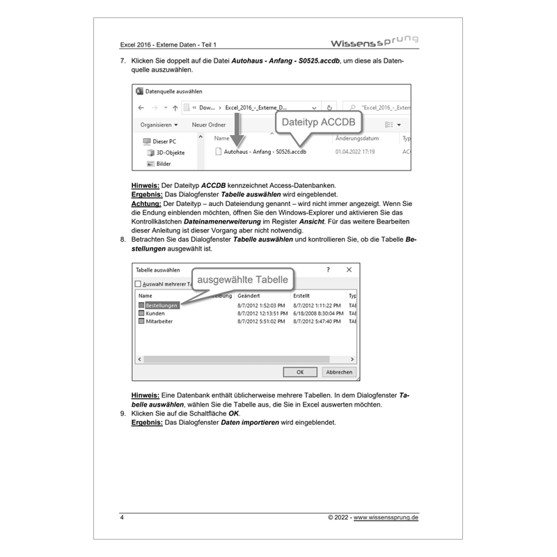 Excel 2016 - Externe Daten - Teil 1 - Anleitung - S0526-P – Bild 3